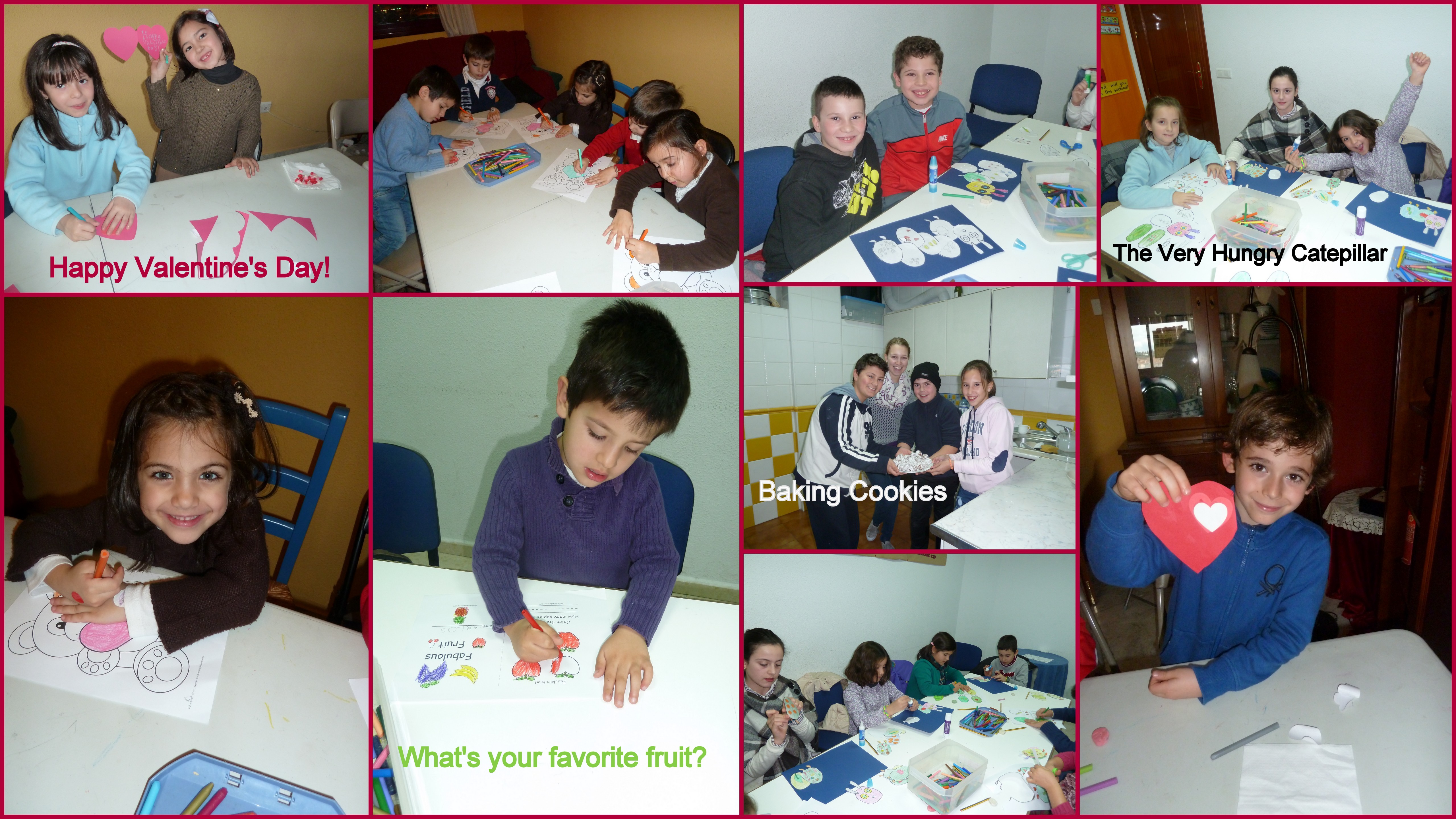 Snapshots of learning English!